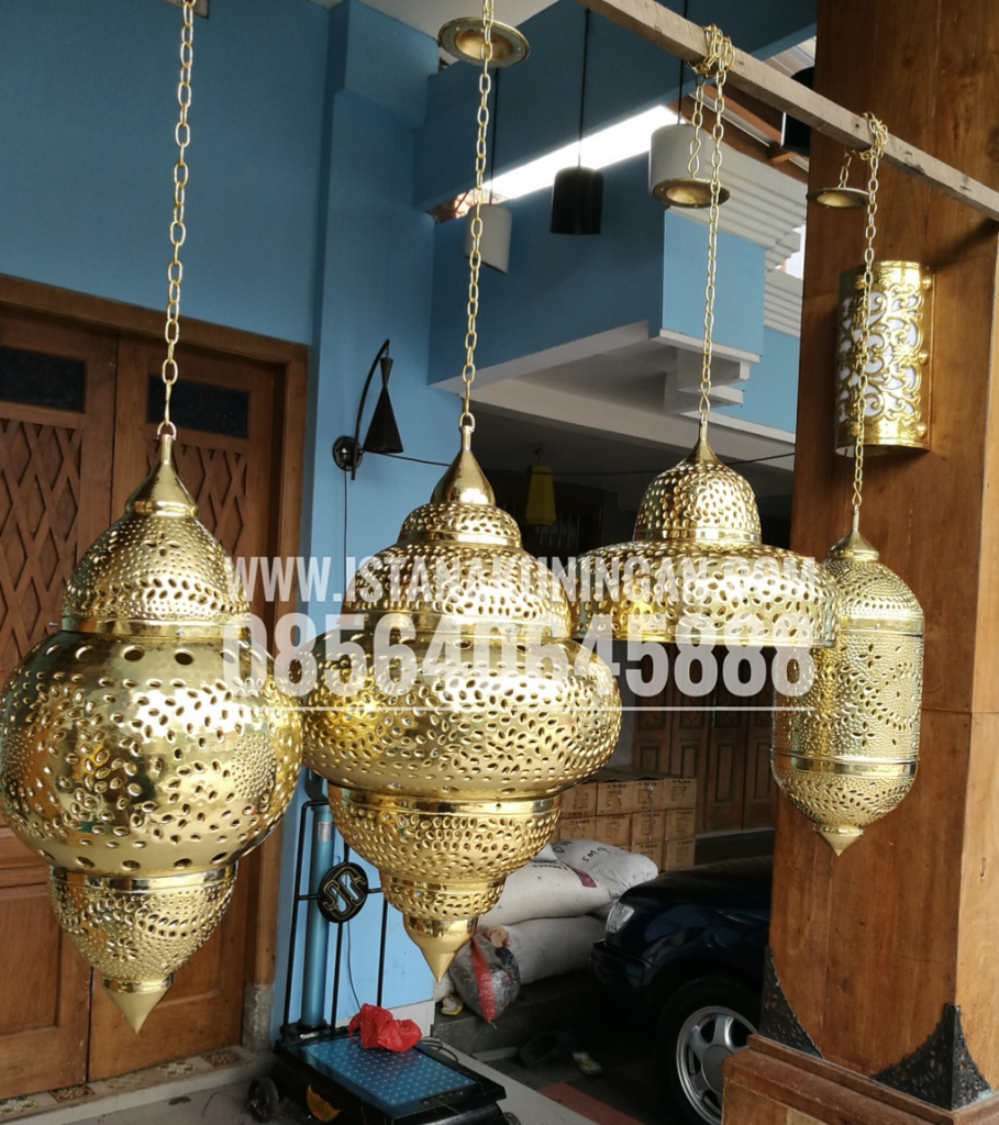 lampu gantung tembaga kuningan