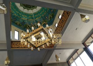 lampu masjid tembaga kuningan