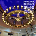 lampu masjid tembaga kuningan ukuan 4 meter